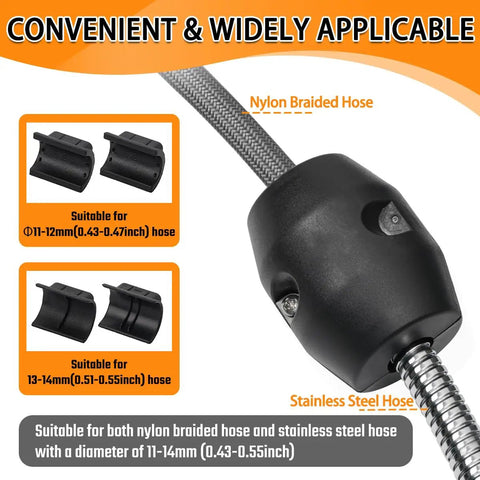 Universal Pull Down Faucet Hose Weight Ball For Kitchen Sink Sprayers And Bathroom Basins Heavy Duty Gravity Replacement compatible with nylon braided and stainless steel hoses.