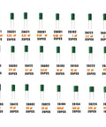 Beefy 740 Piece Capacitor Kit With 24 Value Metalized Mylar Film Capacitors 0.22nF To 470nF At 100V DC Tolerance 5 Percent grid.
