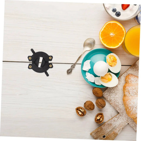 Solid 2 Pack Clamping Mending Plate Brackets For Tabletop Repair And Wood Panel Connector Heavy Duty Furniture Joint Fix quick install with breakfast foods.
