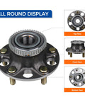 Two Piece Rear Wheel Hub And Bearing Assembly 512188 Fits Honda Accord 2003 2004 2005 2006 2007 And Acura TL 2004 2005 2006 2007 2008
