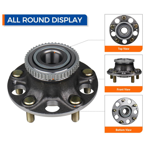 Two Piece Rear Wheel Hub And Bearing Assembly 512188 Fits Honda Accord 2003 2004 2005 2006 2007 And Acura TL 2004 2005 2006 2007 2008