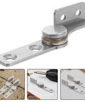 2 Pack Stainless Steel Heavy Duty Torque Friction Hinges With Damping 2.0Nm Small Torque Door Frame Hinges For Cabinets And Closets