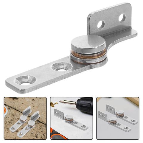 Heavy Duty 90 Degree Torque Hinge Set For Cabinets And Doors SOLUSTRE Stainless Steel With Precision Damping, mounted and in use