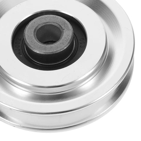 Durable Aluminum Pulley Wheel For Home Gym And Cable Machines, Smooth Bearing Wheel For Upper Body Workouts, High Pulley System Replacement Part, 70mm Outer Diameter close-up