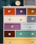 Kick Up Your Rustic Style With Eight Darn Cute Ceramic Kitchen Cabinet Drawer Knobs Featuring Pretty Sunflower And Butterfly Art For Dressers And Cupboards Designed For Smooth Grip Easy Install And Farmhouse Vibes on colorful dresser