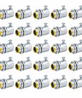 Heavy Duty Three Quarter Inch EMT Set Screw Connector With Insulated Throat Zinc Plated Steel Conduit Fitting Pack Of 25