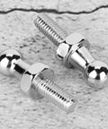 Two Pack CNC Aluminum Ball Stud Bolt 8mm Ball Stud For Gas Struts Bonnet Lifters Beefed Up Wear Resistant Stable Performance M6 Thread Easy Install Replacement, shown on a textured surface.