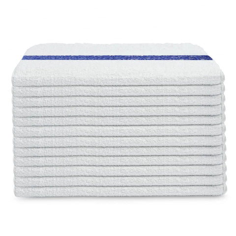 White Cotton Blend Shop Towels 60 Pack Bulk 22x44 Inches B Grade Cleaning Rags For Auto Industrial And Commercial Use Absorbent Terry Towels Box Built Tough For Spills And Wipes In Busy Shops And Garages
