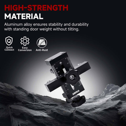 Adjustable Cabinet Door Mounting Jig For Frameless And Face Frame Cabinets made of aluminum alloy