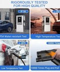 Beefy 120kW DC Fast EV Charger With Dual CCS Connectors, Multi Power Options, Level 3 Commercial Charging Station testing diagram