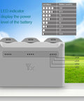 Two Way Charging Hub For Neo Drone Battery Station with LED indicators showing power levels, PD65W Power Hub detail.