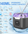 Dope Ultrasonic Retainer Cleaner Machine With 48kHz Power 4 Modes And Timer 240ML Dental Pod For Dentures Mouth Guards Braces