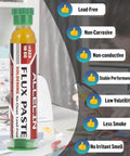 No Clean Soldering Flux 223 High Viscosity Pro Grade Paste Solder Flux 10mL Syringe in workshop setting