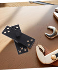 Heavy Duty 360 Degree Rotation Stainless Steel Pivot Hinge For Hidden Doors Concealed Door Hinge By Zerodeko on wooden surface