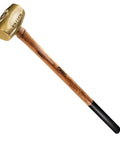 Brass Sledge Hammer With 32 Inch Wood Handle And 8 Pound Non Sparking Double Faced Head For Safe Strikes On Heavy Duty Job Sites
