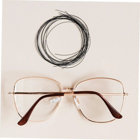 Replaceable Eyeglass Repair Thread for Quick Eyewear Adjustments, Lightweight Fixing String Kit for On-The-Go Repairs with glasses