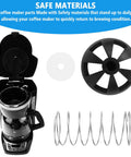 Bottom Loading Brewing Basket Stopper Kit For Coffee Makers, Spring Loaded Replacement That Fits Black And Decker Models Like CM1160B CM2046S DCM600B And More, Easy Install Drip Free Brews Keeps Your Morning Flow Smooth, black coffee maker parts with springs and silicone pads