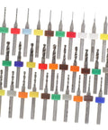 30 Piece Micro Drill Bit Set For PCB And Jewelry Pro Grade Precision Hand Drill Engraving Kit Tungsten Steel Bits assortment