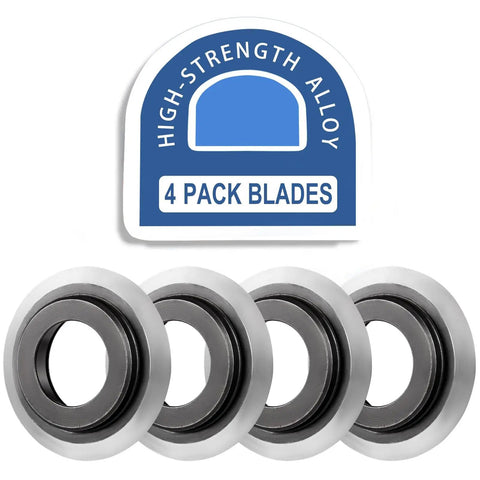 Heavy-Duty Replacement Wire Stripper Blades 4 Pack High-Strength Alloy Scrap Copper Wire Cutters Fit HXSMS-26 Machine - High-temp alloy blades.