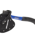 All Steel Camp Axe With Shock Absorbing Handle And Flat Beveled Face, Slip Resistant Grip, Made In The USA, Includes Sheath And Nail Slot