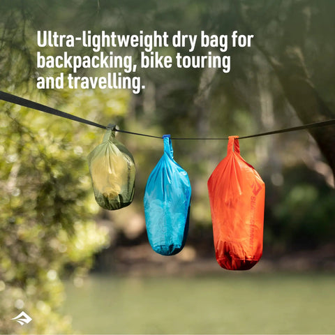 Ultralight 3L Dry Bag For Backpacking And Travel, Waterproof Gear Storage Sack With Bluesign 30D Ultra-Sil Cordura Ripstop Nylon