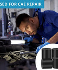 20 Piece Multi Use Rubber Spacers Set One Inch Outer Diameter Three Eighth Inch Inner Diameter One Inch Thick Anti Vibration Neoprene Bushings Tear Resistant Black Washers For Everyday Home And Car Fixups in an engine repair scene