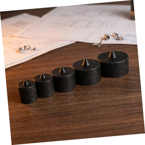 Heavy Duty Metal Shaft Protector Caps That Fit Grip-o-Matic Pullers Perfectly For Precision Spindle End Guards on Machine Axles And Cabinet Hardware With No Drilling Needed For A Smooth Industrial Build, shown in various sizes.