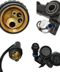 Components of 110V Portable Line Boring And Welding Machine Kit With 220V 100T Pressing Sleeve And Chain Dismantling Tool