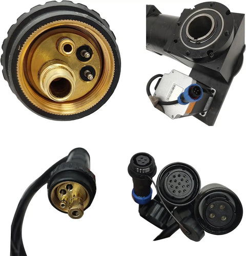 Components of 110V Portable Line Boring And Welding Machine Kit With 220V 100T Pressing Sleeve And Chain Dismantling Tool