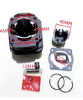 Top Tier Cylinder Piston Needle Roller Bearing Gasket Kit For 1E40F-5B 1E40F-5E Lawn Mower Brush Cutter Engines Sweet Fix 2 Stroke Motor Boost Compression Start Easy No Mods Needed Durable Build Real Deal Repair Part Get Yours Today. 49.8mm cylinder piston gasket kit with 40mm piston, 10mm pin, rings and bearing