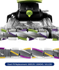 Brush Roll And 2 Belts Replacement Kit For CleanView Swivel Rewind Vacuums Fits 2252 2253 2254 2256 2258
