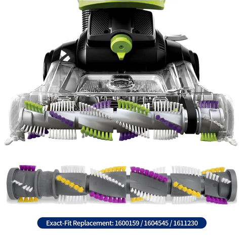 Brush Roll And 2 Belts Replacement Kit For CleanView Swivel Rewind Vacuums Fits 2252 2253 2254 2256 2258
