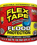 Flood Protection Tape 3.75 Inch By 50 Foot Waterproof Rubberized Tape Removable Seal For Windows, Doors, Casings