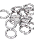 Must-Have 150Pcs A2 Marine Grade Stainless Steel Spring Lock Washers Set Split Square Section Assortment Kit For Automotive And DIY Projects Durable Fastener Hardware M4 Compatible, M4 washers