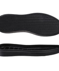 Full Soles Rubber Replacement For Sneakers And DIY Shoes Wear Resistant With Raised Grain Non Slip Pad For Grippy Kicks Black 1 Pair 302x107x23 mm Durable