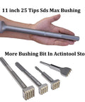 SDS Max Concrete Repair Patch Bushing Tool For Surface Prep And Patch Work Eleven And Three Quarters Inch Length One