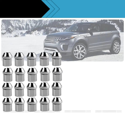 Top Quality Wheel Studs Kit For Ford S-max WA6 2006 To 2014 Perfect Replacement For Lug Nuts And Car Accessories With Premium Durability And Strong Tensile Strength You Can Trust It Will Keep Your Rims Secure. chrome wheel stud kit for Ford S-Max WA6, 20-piece steel set