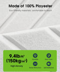 Close-up of Top Shelf Self Adhesive Sound Proof Foam Panels For Walls made from high-density polyester fiber, eco-friendly material.