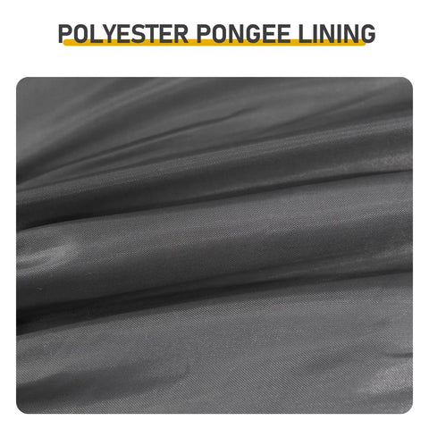 Close-up of sleeping bag with polyester pongee lining, Cozy Cold Weather Sleeping Bag For Adults Perfect For Backpacking And Camping.