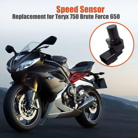 Speed Sensor Replacement For Brute Force 650 2005 2013 And Teryx 750 2008 2013 Aftermarket Replacement 21176 1104 on black ATV