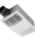 PowerHeat Bathroom Exhaust Fan and Heater Non Lit, 80 CFM, 1300 Watt Heater, Quiet 1.5 Sones, White Grille, side view