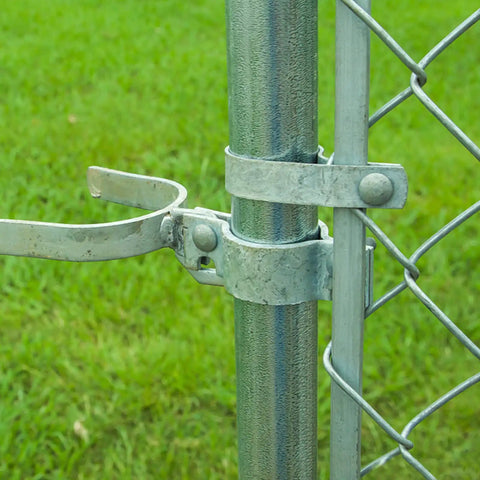 Heavy Duty 1 3/8 Inch Chain Link Fence Gate Post Hinge Set Built Tough Galvanized Carbon Steel 4 Pack For 32mm Pipe Panels Male And Female
