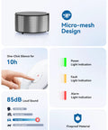 Dead Set Reliable Smoke Detector Featuring A Built In Ten Year Battery For Zero Stress Home Safety And Hassle Free Protection Keeping Families Secure Indoors with micro-mesh design and indicators.