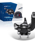 Front Left Steering Knuckle With Wheel Hub Bearing Assembly For Ford Focus 2006 2011 Driver Side Replacement Kit