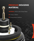 Heavy Duty Vacuum Brake Booster Straight Plug And Go Built Tough For Chrysler 200 2.4L 3.6L 2015 To 2017 And Jeep Cherokee 2.4L 3.2L 2014 To 2019 Direct Swap No Master Cylinder Hassle showing premium DC03 steel material.