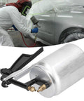 Heavy Duty Aluminum Alloy Paint Sprayer Gun For Automotive Repair And Home Decorating. Compact Portable HVLP Spray Gun in use.