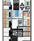 Front view of Two Zone Single Stage HVAC Controller Kit with Temperature Sensor, part of plug-and-play install for Honeywell systems.