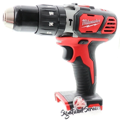Beefy Compact Cordless Drill Driver Kicking 18 Volt Frameless Torque Featuring Half Inch Chuck Built Like A Tank For Daily Job Site Grind Heavy Duty Bare Tool Rig Ready To Roll side view with black and red design.