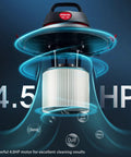 Image showing internal filter and 4.5 HP motor of 8 Gallon Wet Dry Vacuum With 4.5 Peak HP Motor, 3 In 1 Multi Function