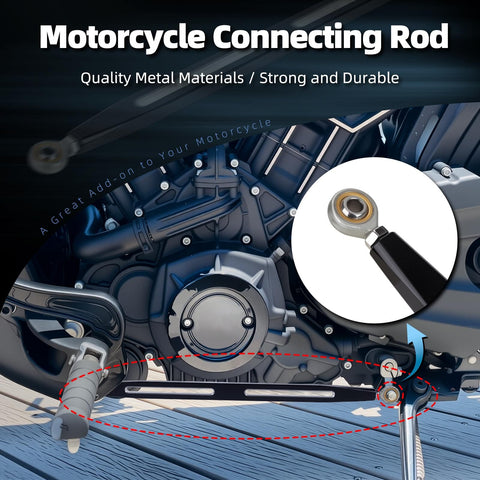Black Shift Linkage Gear Shifter Lever For Indian Scout 2015 2024 Bobber Sixty Motorcycle Beefed Up CNC Machined Aluminum